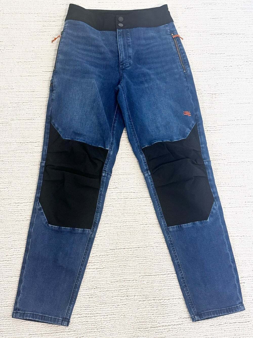 RIPTON Bike Pants Size S Blue Denim Mountain Bike Trail Riding Technical